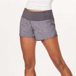 Lululemon Athletica Heathered Gray Athletic Shorts